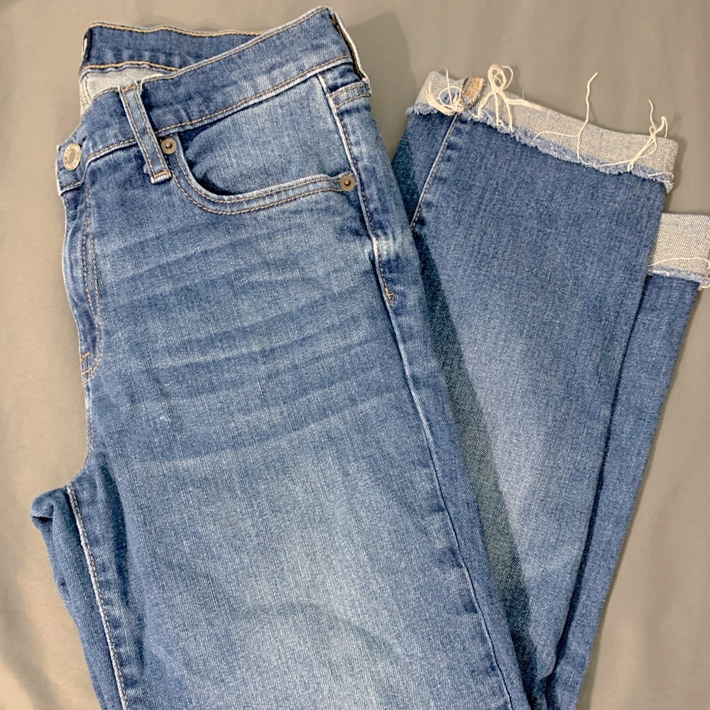 Straight leg jeans